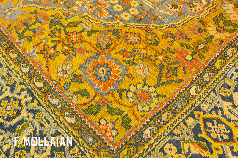 Antique Persian Mahal Ziegler Carpet n°:58928728